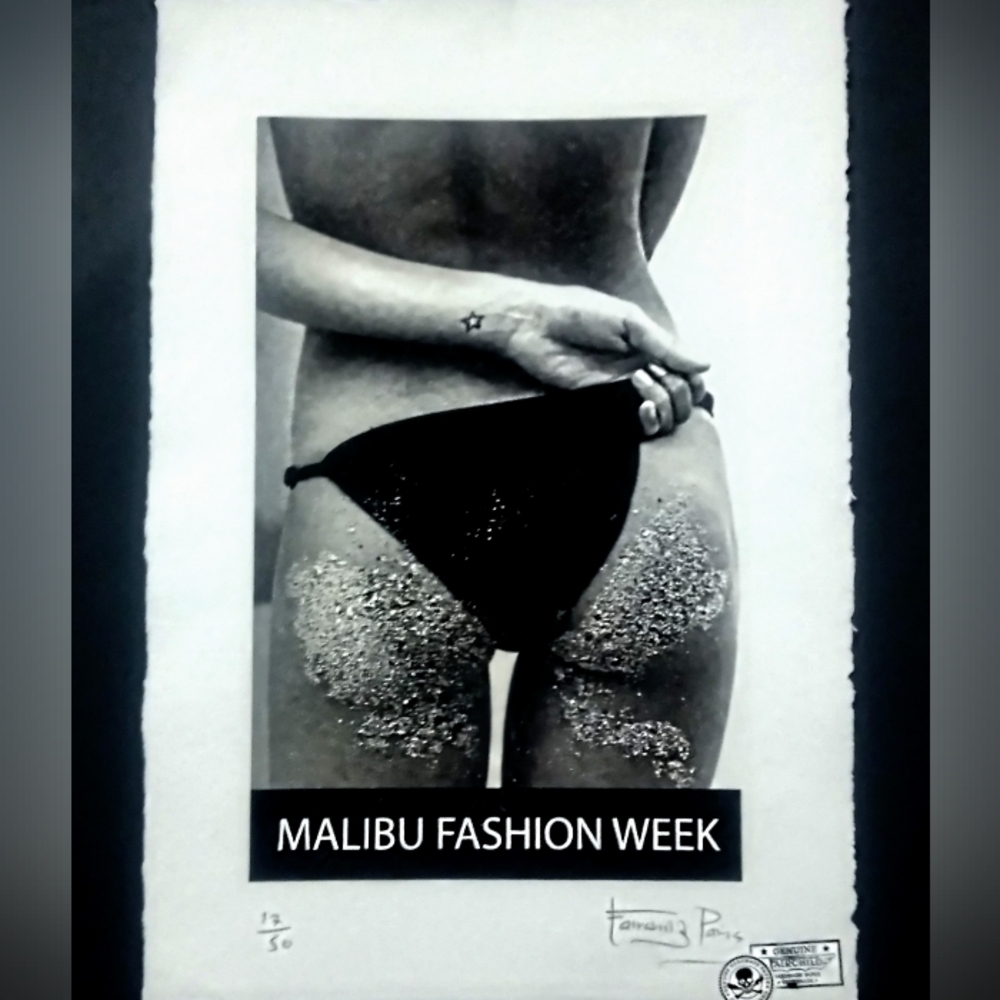 Malibu Fashion Week, Ltd. Ed. Print signed Fairchild Paris